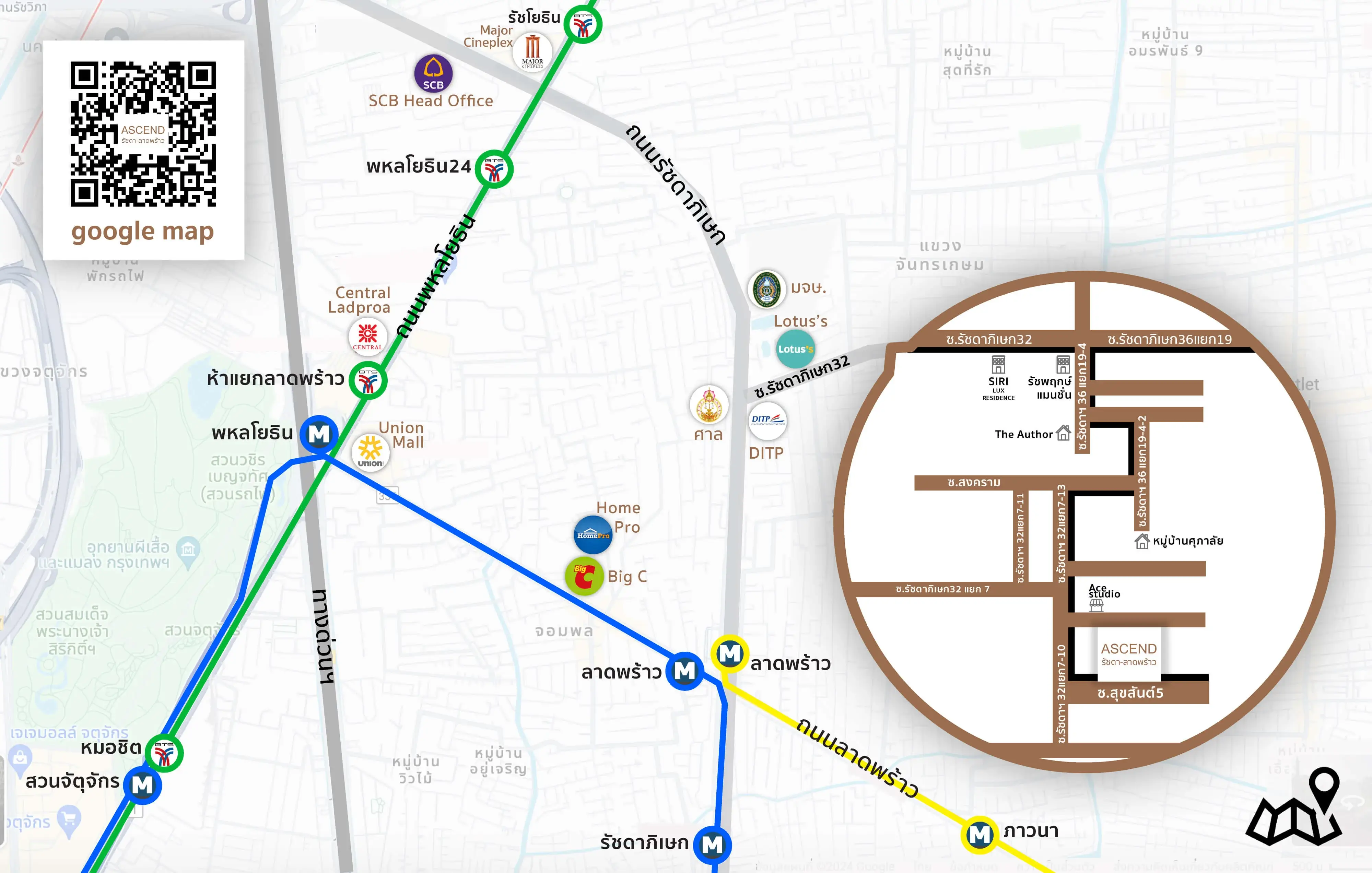 แผนที่ บ้าน ห้วยขวาง